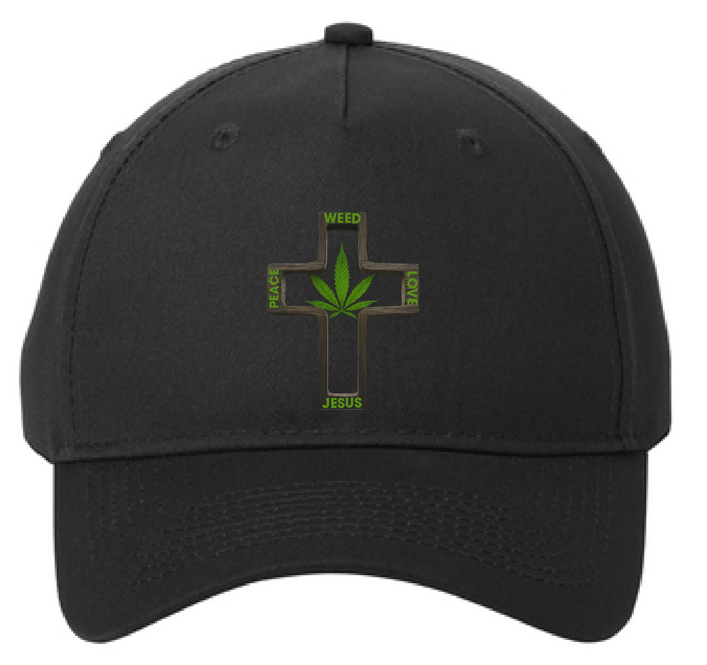 Weed & Jesus hat